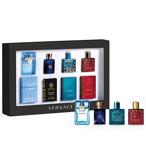 versace mini set mens|versace miniature gift set.